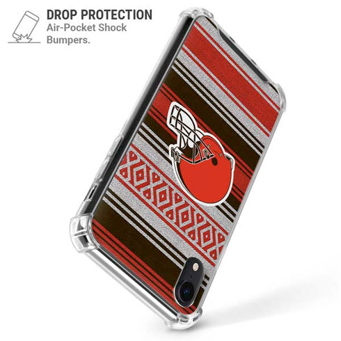 NFL Cleveland Browns Trailblazer iPhone XR Clear Case