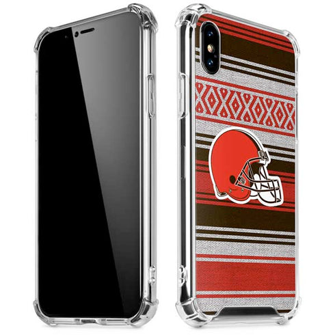 NFL Cleveland Browns Trailblazer iPhone XS Max Clear Case