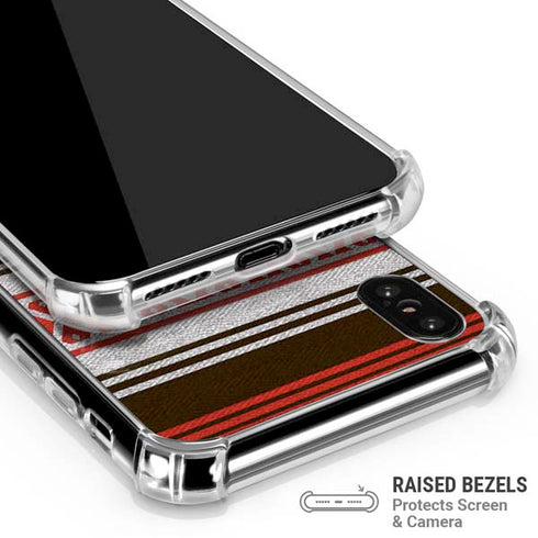 NFL Cleveland Browns Trailblazer iPhone XS Max Clear Case