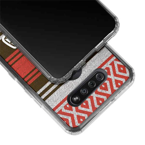 NFL Cleveland Browns Trailblazer LG K51/Q51 Clear Case
