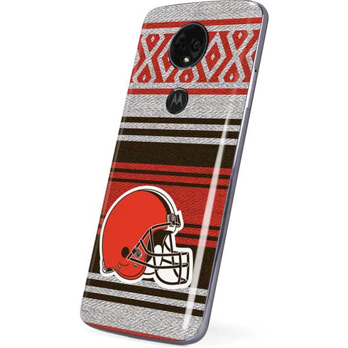 NFL Cleveland Browns Trailblazer Moto E5 Plus Skin