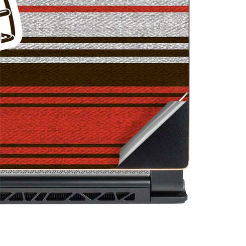 NFL Cleveland Browns Trailblazer MSI GS65 Stealth Laptop Skin