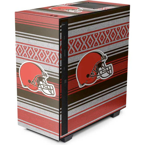 NFL Cleveland Browns Trailblazer NZXT H510 Compact ATX Mid-Tower Case Skin