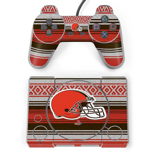 NFL Cleveland Browns Trailblazer PlayStation Classic Bundle Skin