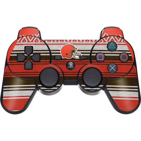 NFL Cleveland Browns Trailblazer PS3 Dual Shock wireless controller Skin