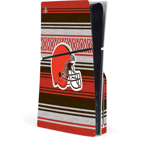 NFL Cleveland Browns Trailblazer PS5 Slim Disk Console Skin