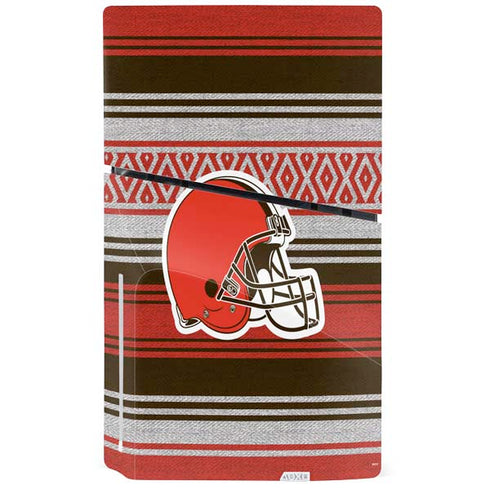 NFL Cleveland Browns Trailblazer PS5 Slim Disk Console Skin