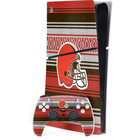 NFL Cleveland Browns Trailblazer PS5 Slim Digital Edition Bundle Skin