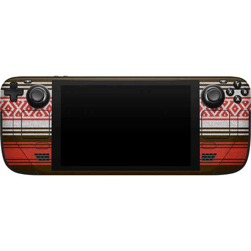 NFL Cleveland Browns Trailblazer Steam Deck Handheld Gaming Computer Skin