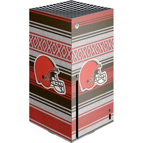 NFL Cleveland Browns Trailblazer Xbox Series X Console Skin