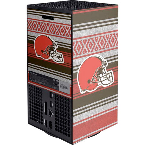 NFL Cleveland Browns Trailblazer Xbox Series X Console Skin