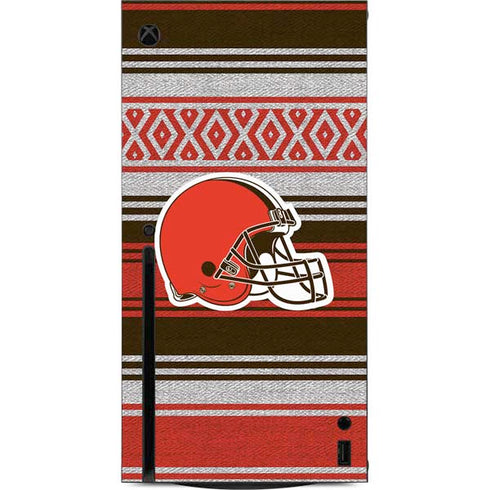 NFL Cleveland Browns Trailblazer Xbox Series X Console Skin