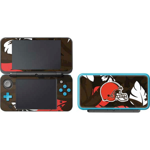 NFL Cleveland Browns Tropical Print Nintendo 2DS XL (2017) Skin