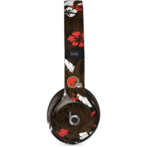 NFL Cleveland Browns Tropical Print Beats Solo 2 Wired Skin