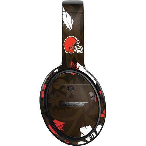 NFL Cleveland Browns Tropical Print Bose QuietComfort 35 II Headphones Skin