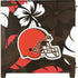 NFL Cleveland Browns Tropical Print Corsair 4000D Tempered Glass Mid-Tower ATX Case Skin