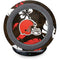 NFL Cleveland Browns Tropical Print Fast Charge Wireless Charging Stand Skin