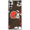 NFL Cleveland Browns Tropical Print Galaxy A15 5G Clear Case