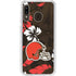 NFL Cleveland Browns Tropical Print Galaxy A20 Clear Case