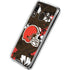 NFL Cleveland Browns Tropical Print Galaxy A30 Clear Case