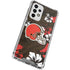NFL Cleveland Browns Tropical Print Galaxy A53 5G Clear Case