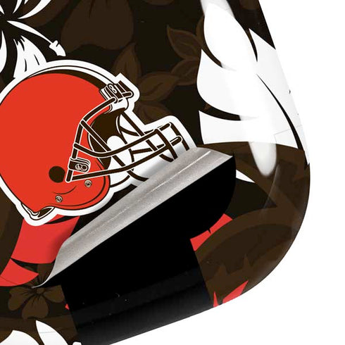 NFL Cleveland Browns Tropical Print Galaxy Buds Pro Skin