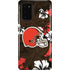 NFL Cleveland Browns Tropical Print Galaxy Note20 5G Pro Case
