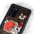 NFL Cleveland Browns Tropical Print Galaxy Note20 5G Waterproof Case