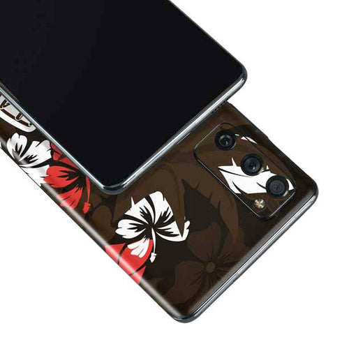 NFL Cleveland Browns Tropical Print Galaxy S20 Fan Edition Skin