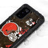 NFL Cleveland Browns Tropical Print Galaxy S20 Waterproof Case