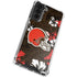 NFL Cleveland Browns Tropical Print Galaxy S21 5G Clear Case