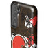 NFL Cleveland Browns Tropical Print Galaxy S21 5G Pro Case