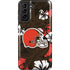 NFL Cleveland Browns Tropical Print Galaxy S21 FE Pro Case