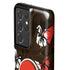 NFL Cleveland Browns Tropical Print Galaxy S21 Ultra 5G Pro Case