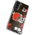 NFL Cleveland Browns Tropical Print Galaxy S22 Plus Clear Case