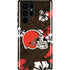 NFL Cleveland Browns Tropical Print Galaxy S22 Ultra Pro Case