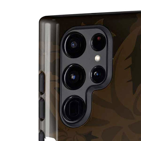NFL Cleveland Browns Tropical Print Galaxy S22 Ultra Pro Case