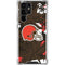 NFL Cleveland Browns Tropical Print Galaxy S24 Ultra Clear Case