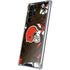 NFL Cleveland Browns Tropical Print Galaxy S24 Ultra Clear Case