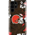NFL Cleveland Browns Tropical Print Galaxy S24 Ultra Impact Case