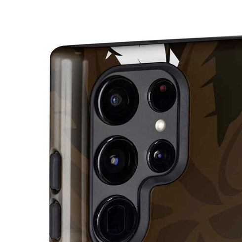 NFL Cleveland Browns Tropical Print Galaxy S24 Ultra Impact Case