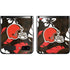 NFL Cleveland Browns Tropical Print Galaxy Z Flip Skin