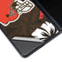 NFL Cleveland Browns Tropical Print Galaxy Z Fold4 5G Skin