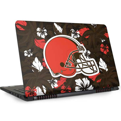 NFL Cleveland Browns Tropical Print Dell Inspiron Skin
