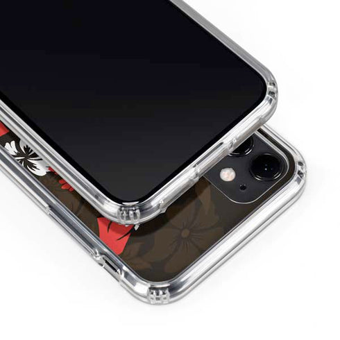 NFL Cleveland Browns Tropical Print iPhone 11 Clear Case