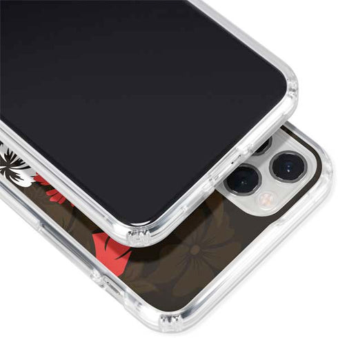 NFL Cleveland Browns Tropical Print iPhone 11 Pro Clear Case
