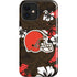 NFL Cleveland Browns Tropical Print iPhone 12 Impact Case