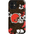 NFL Cleveland Browns Tropical Print iPhone 12 Mini Impact Case