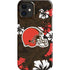NFL Cleveland Browns Tropical Print iPhone 12 Mini Lite Case