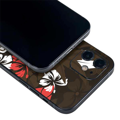NFL Cleveland Browns Tropical Print iPhone 12 Mini Skin